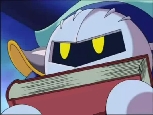 Meta Knight Hold the Book Blank Meme Template