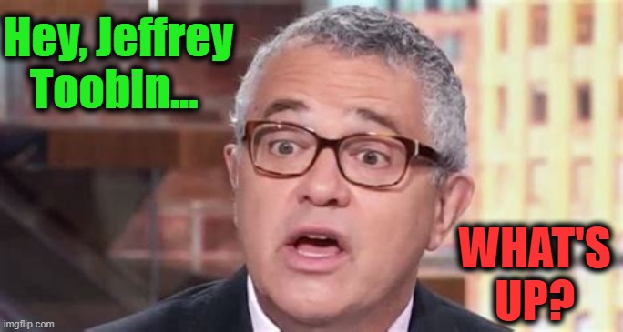 Good Things Come To Those Who Wank | Hey, Jeffrey Toobin... WHAT'S UP? | image tagged in politics,political meme,politically incorrect,liberalism,lol,thinking with the little head | made w/ Imgflip meme maker