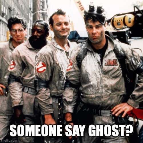 Ghostbusters  | SOMEONE SAY GHOST? | image tagged in ghostbusters | made w/ Imgflip meme maker