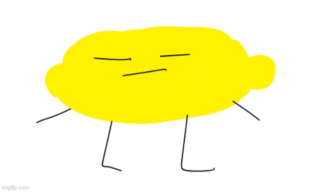 I drew myself as a lemon lol | made w/ Imgflip meme maker