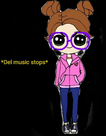 Del music stops Blank Meme Template