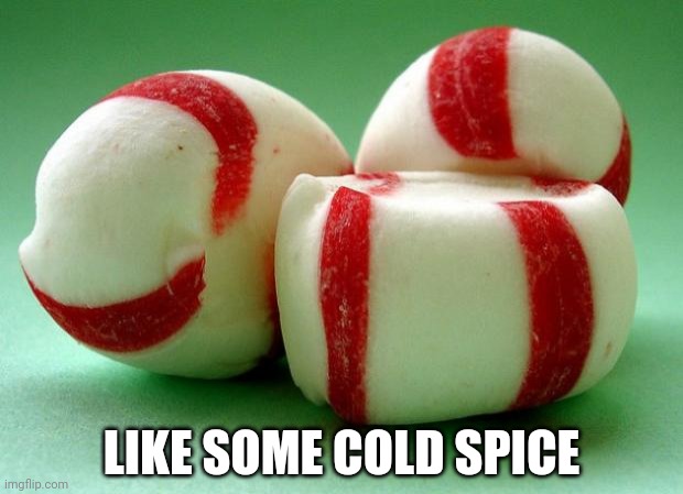 Mints | LIKE SOME COLD SPICE | image tagged in mints | made w/ Imgflip meme maker