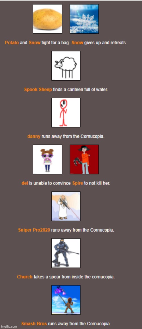 Bloodbath 2 | image tagged in hunger games | made w/ Imgflip meme maker