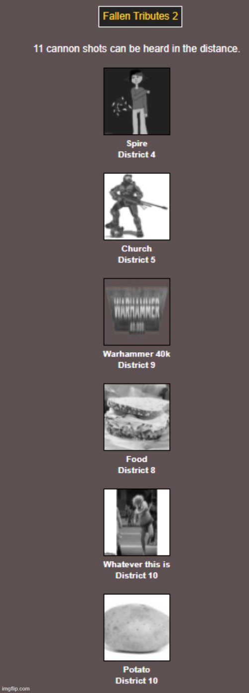 Press F (1) | image tagged in hunger games,somehow these guys died and i don't know why or how they died | made w/ Imgflip meme maker