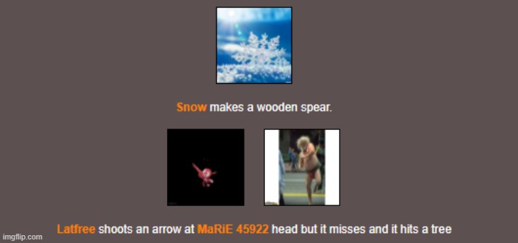 Day 7 | image tagged in hunger games,wait didn't latfree have a slingshot | made w/ Imgflip meme maker