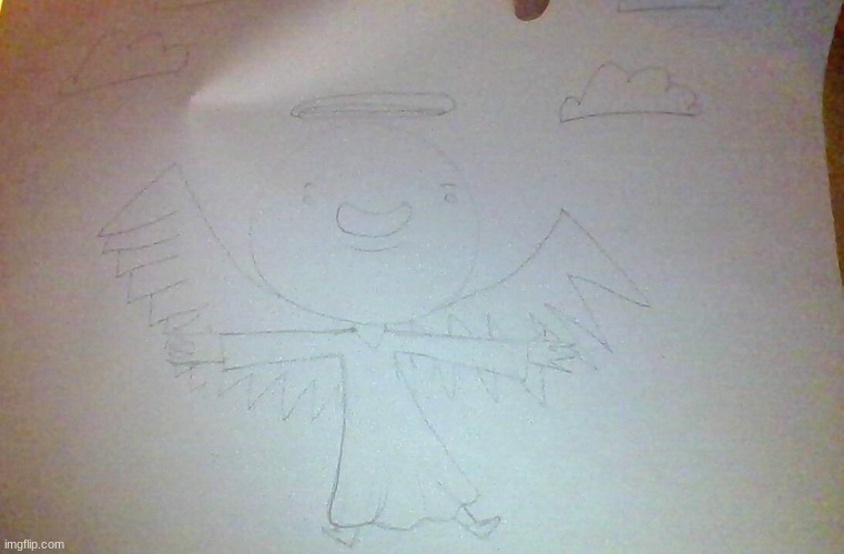 dead_angel drawing | image tagged in sorry the lighting is really bad,drawing | made w/ Imgflip meme maker