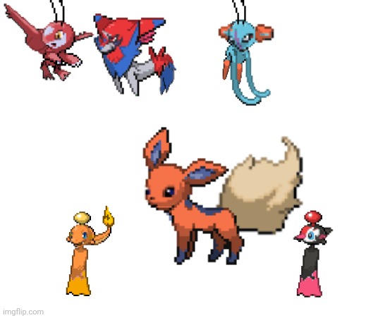 Here some of my ocs maybe I add more | image tagged in add more,pokemon fusion | made w/ Imgflip meme maker