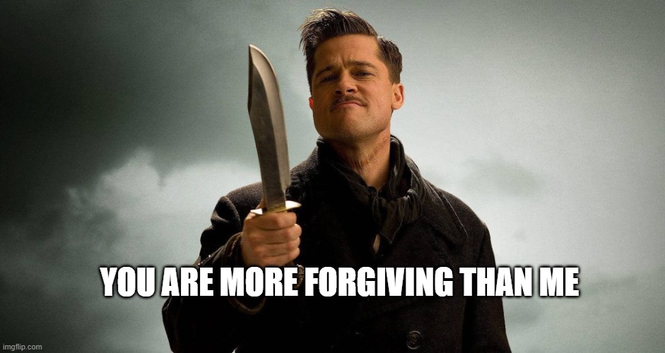 Nazi? | YOU ARE MORE FORGIVING THAN ME | image tagged in nazi | made w/ Imgflip meme maker