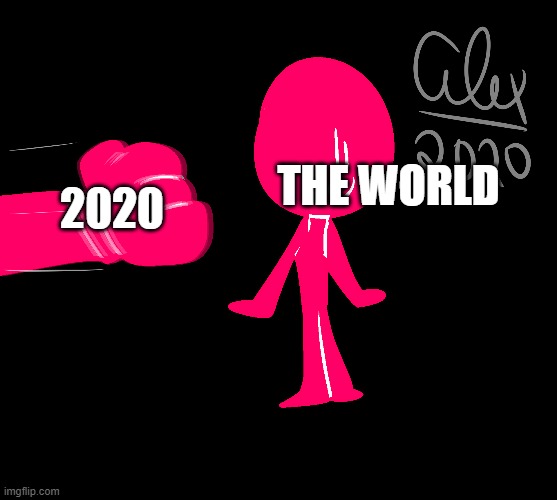 2020 | THE WORLD; 2020 | image tagged in watch out | made w/ Imgflip meme maker
