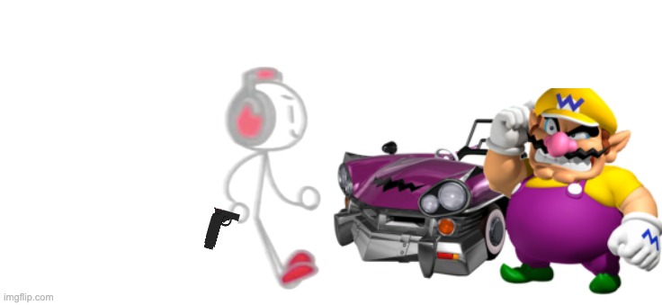 Charles_shoots_Wario_with_a_gun_while_he_was_fixing_his_car.mp3 | made w/ Imgflip meme maker