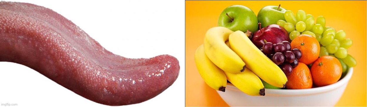 image tagged in long tongue,need a fruit | made w/ Imgflip meme maker