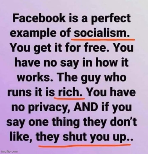 Socialist fb | image tagged in fb,socialism,free stuff,wealth inequality | made w/ Imgflip meme maker