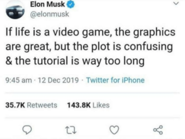 Elon Life Blank Meme Template