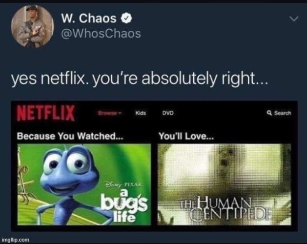 image tagged in netflix | made w/ Imgflip meme maker