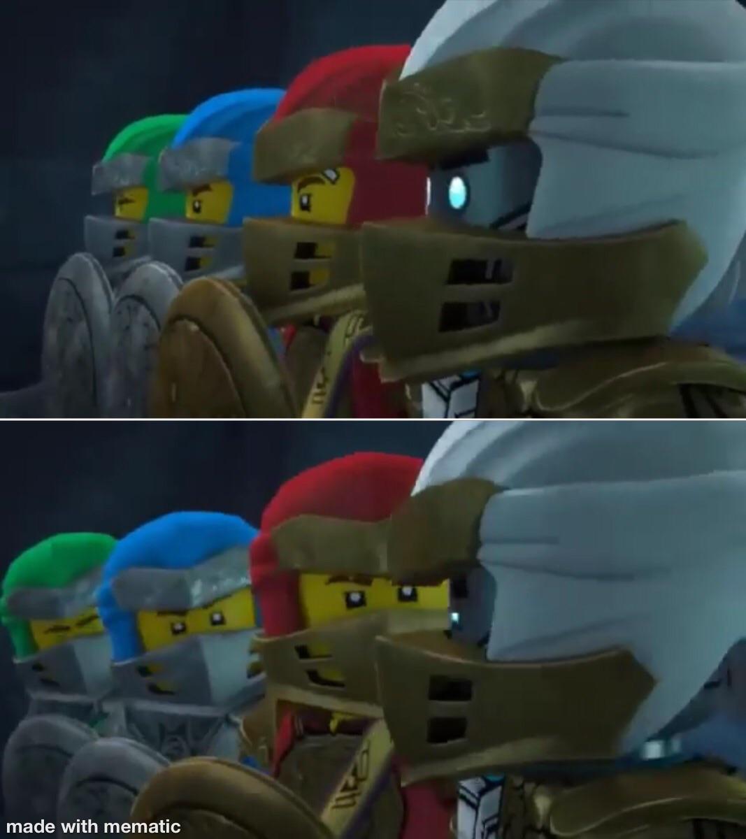 Ninjago reaction Blank Meme Template