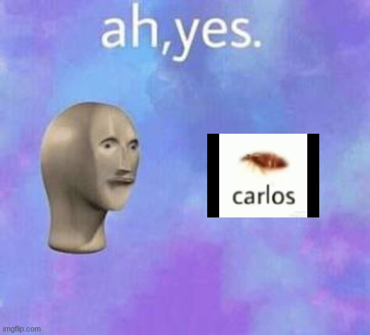 carlos | image tagged in ah yes | made w/ Imgflip meme maker