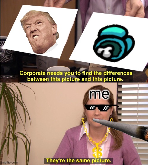 They're The Same Picture | me | image tagged in memes,they're the same picture | made w/ Imgflip meme maker