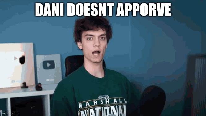 Wow that was very cool | DANI DOESNT APPORVE | image tagged in wow that was very cool | made w/ Imgflip meme maker