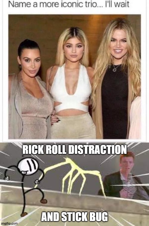 image tagged in name a more iconic trio | made w/ Imgflip meme maker