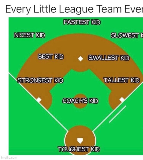 every little league baseball team | image tagged in baseball | made w/ Imgflip meme maker
