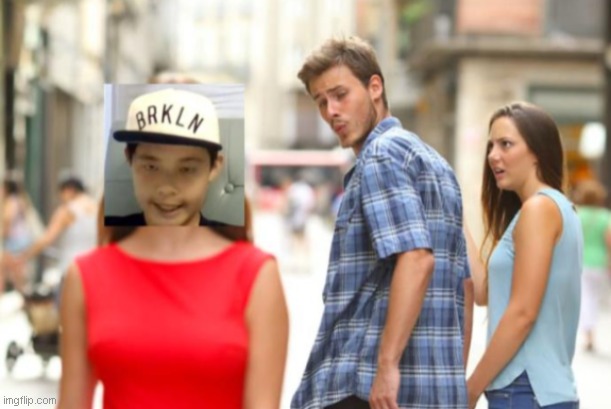 That kid do look good doe :flushed: | image tagged in memes,funny,distracted boyfriend | made w/ Imgflip meme maker