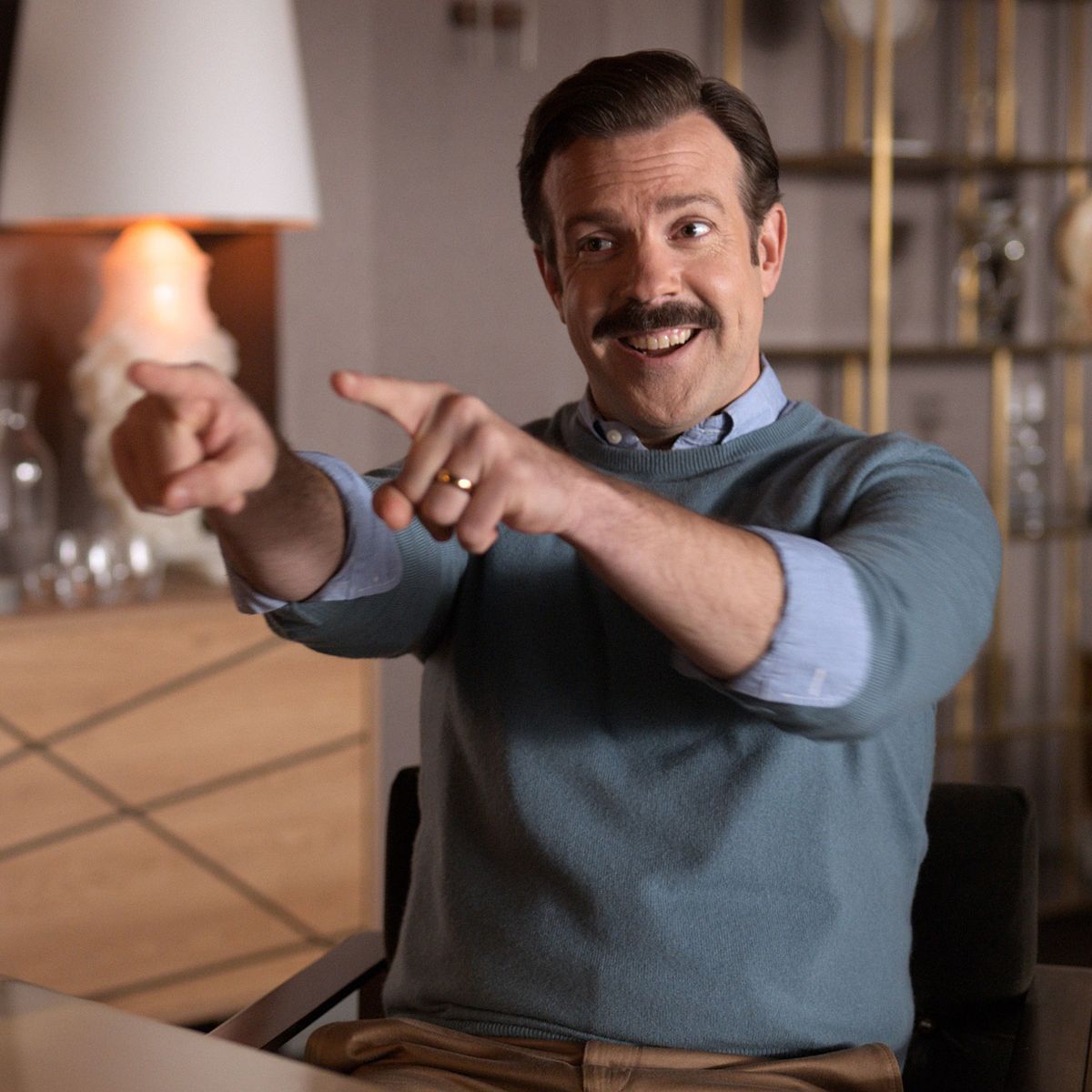 High Quality Ted Lasso Blank Meme Template