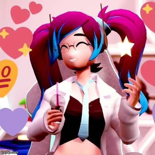 did smg4 make Bo just to have a waifu? | image tagged in smg4 | made w/ Imgflip meme maker