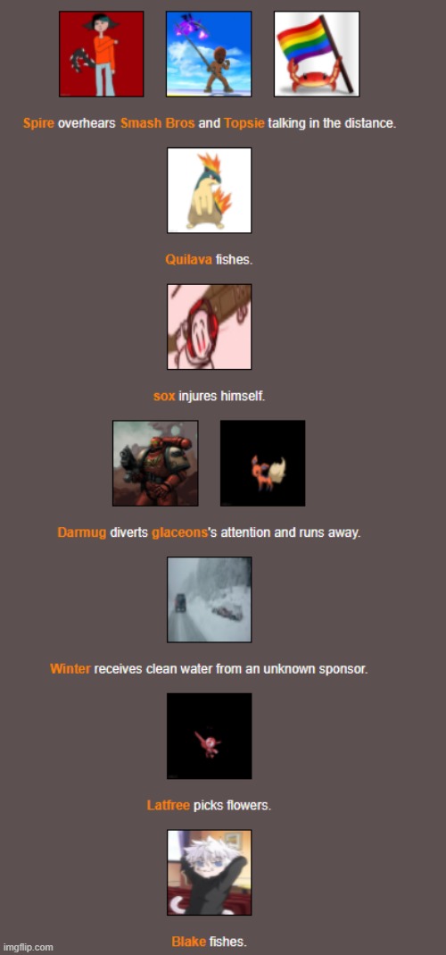 Day 1 (2) | image tagged in hunger games | made w/ Imgflip meme maker