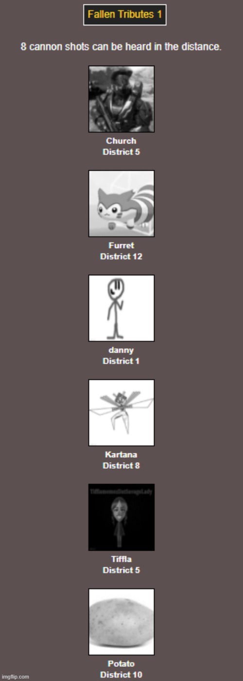 Press F (1) | image tagged in hunger games | made w/ Imgflip meme maker