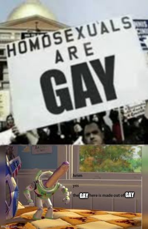 Nodoby | GAY; GAY | image tagged in memes | made w/ Imgflip meme maker