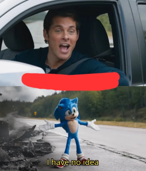 Sonic I have no idea | image tagged in sonic i have no idea | made w/ Imgflip meme maker