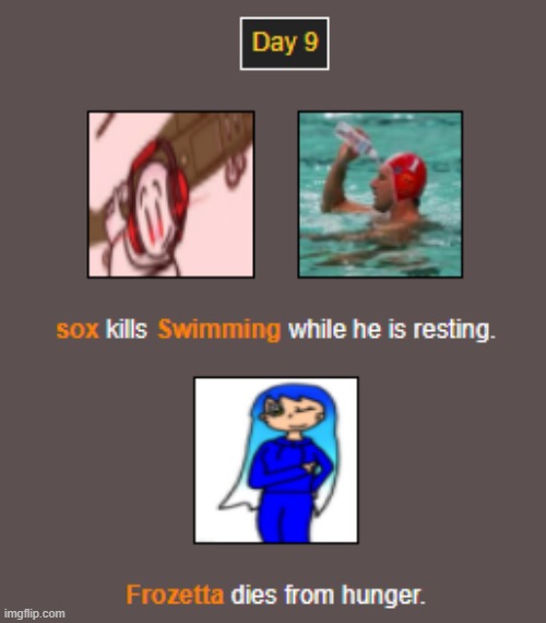 Day 9 | image tagged in hunger games,and the winner is | made w/ Imgflip meme maker