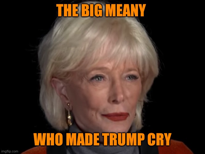 THE BIG MEANY WHO MADE TRUMP CRY | made w/ Imgflip meme maker