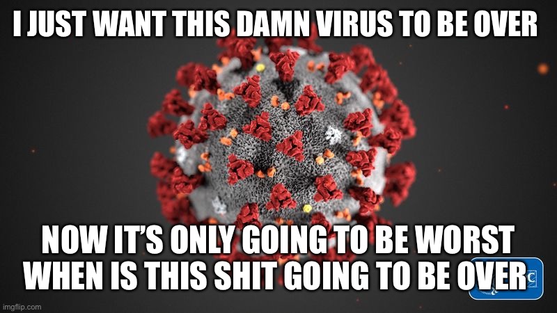 Covid 19 | I JUST WANT THIS DAMN VIRUS TO BE OVER; NOW IT’S ONLY GOING TO BE WORST WHEN IS THIS SHIT GOING TO BE OVER | image tagged in covid 19 | made w/ Imgflip meme maker