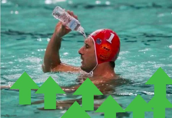 Waterbottle Swimmer | image tagged in waterbottle swimmer | made w/ Imgflip meme maker