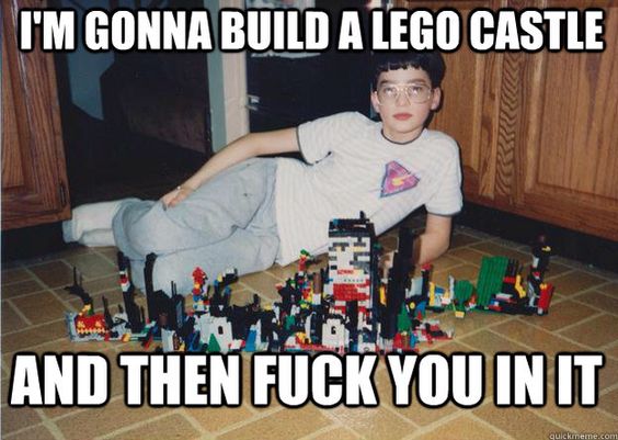 High Quality Lego Castle Blank Meme Template