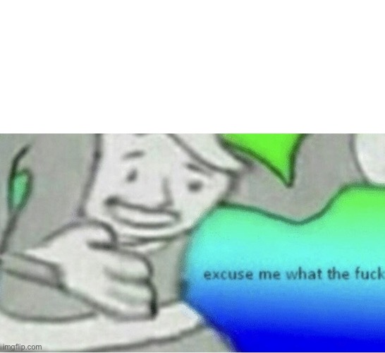 Excuse me wtf blank template | image tagged in excuse me wtf blank template | made w/ Imgflip meme maker