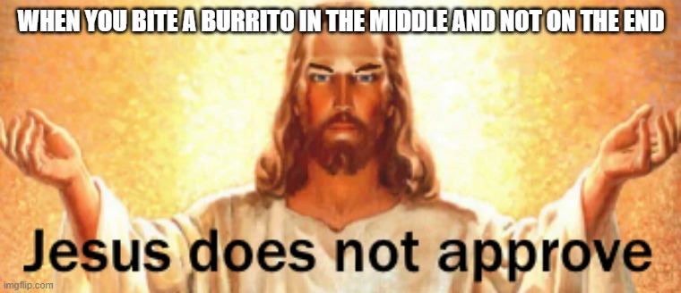 jesus approves meme