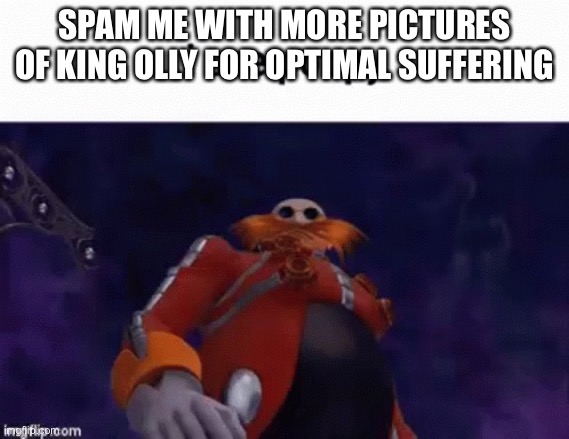 Egmen se poo | SPAM ME WITH MORE PICTURES OF KING OLLY FOR OPTIMAL SUFFERING | image tagged in egmen se poo | made w/ Imgflip meme maker
