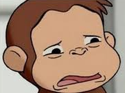 Curious George Disgusted Blank Meme Template