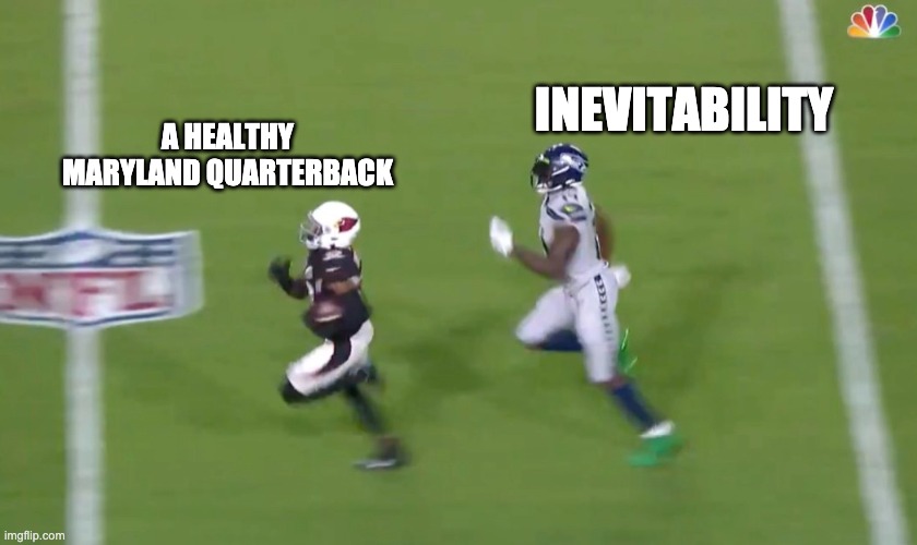 INEVITABILITY; A HEALTHY MARYLAND QUARTERBACK | made w/ Imgflip meme maker