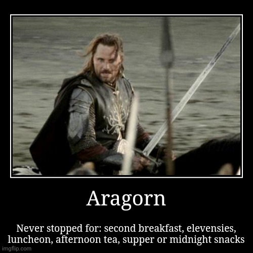 image tagged in funny,demotivationals,aragorn,lord of the rings,lotr | made w/ Imgflip demotivational maker
