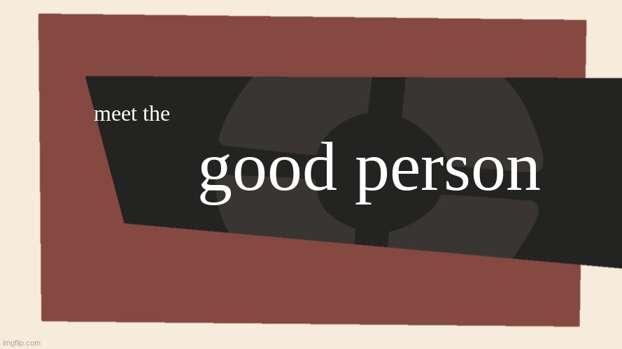 Meet the <Blank> | meet the good person | image tagged in meet the blank | made w/ Imgflip meme maker
