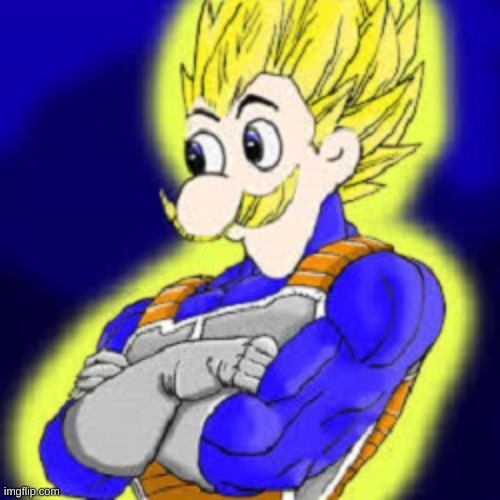 Super Saiyan Weegee | image tagged in super saiyan weegee | made w/ Imgflip meme maker