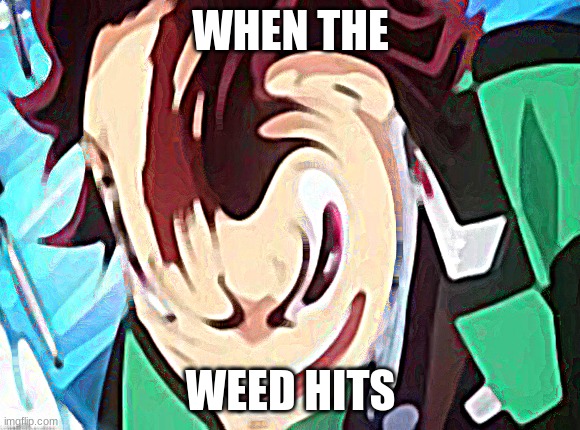 WHEN THE WEED HITS | made w/ Imgflip meme maker