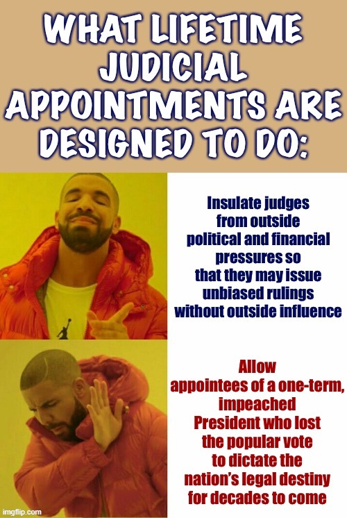 Why Democrats mayyyyyyyyyy not just roll over and take it | image tagged in democrats,election 2020,scotus,supreme court,law,judge | made w/ Imgflip meme maker