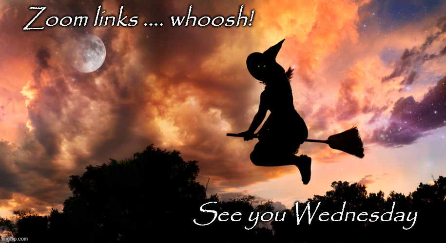 Zoom Links delivery | Zoom links .... whoosh! See you Wednesday | image tagged in zoom,dancing | made w/ Imgflip meme maker