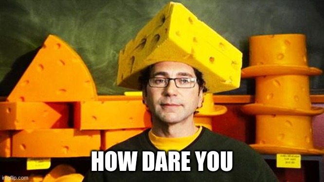Loyal Cheesehead | HOW DARE YOU | image tagged in loyal cheesehead | made w/ Imgflip meme maker