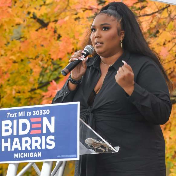 Lizzo Biden Blank Meme Template