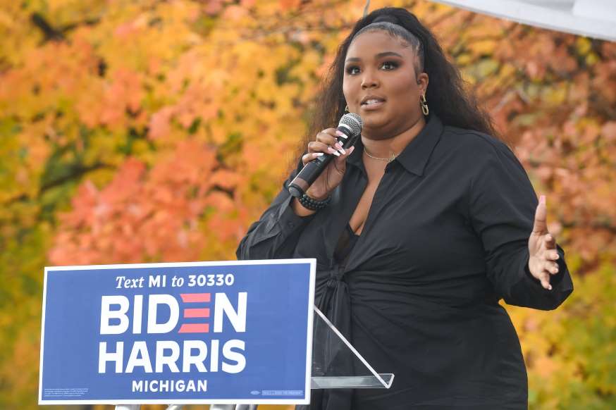 Lizzo Biden Blank Meme Template